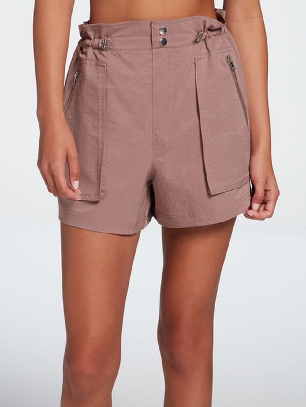 XXL NWT Calia Journey Collection Hazy Plum Paperbag Shorts